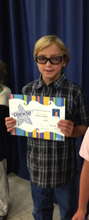 Sammy getting a Conflict Manager & Character Award