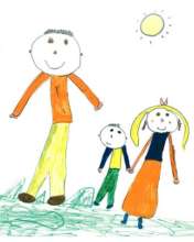 James and his family.