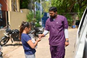 supplied oral medication to the owner for recovery