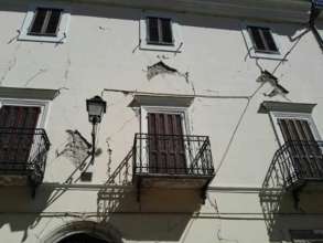 Effects of the earthquake in central Italy.