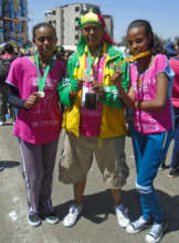 Partner Hirut Gedlu & Girls in 'Women First 5k'