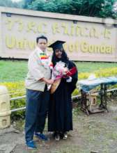 Graduation ceremony for a program participant