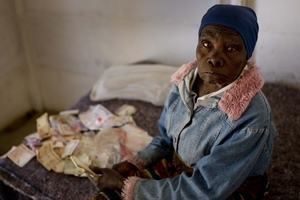 Anna in her room at the older persons home