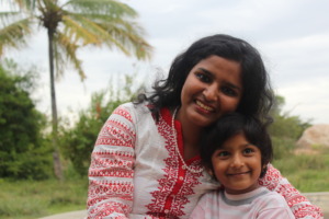 Shilpa with one of our newest students!