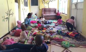 A peak into the infants' house