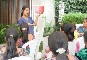 Educational talk about cervical cancer