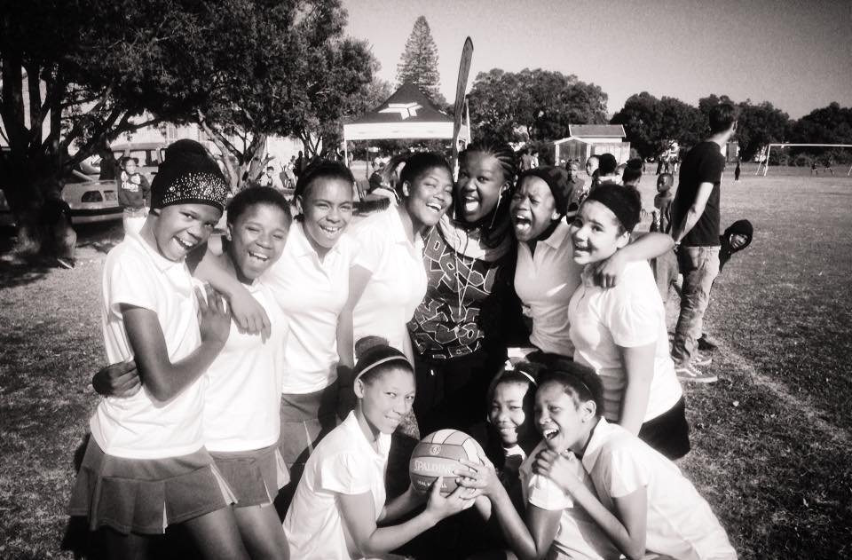Our girls at an inter-NGO netball match :-)
