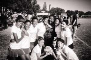Our girls at an inter-NGO netball match :-)