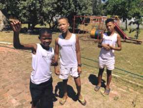 Our athletics kids post-race photos!