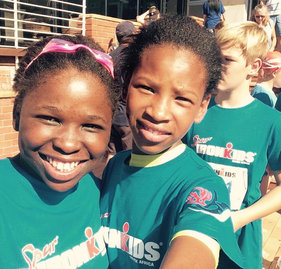 Our girls beaming at the Iron Kids event!