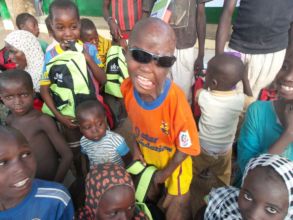 Sani & other child survivors in northern Nigeria
