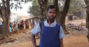 Hassanatu with her new uniform