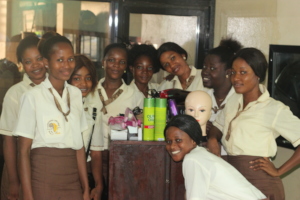 G21 Students with their new supplies