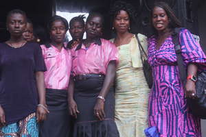 Jasmine with trainees