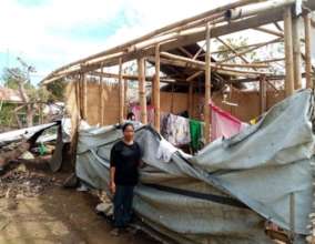 Girl damaged house of girl' families