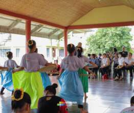 Dance show for the visit of French Ambassador