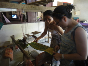 with a SEDA weaving participant