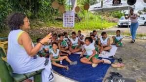 Reading at the Literary Fair