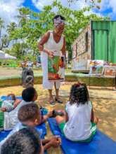 Storytelling at the literary fair