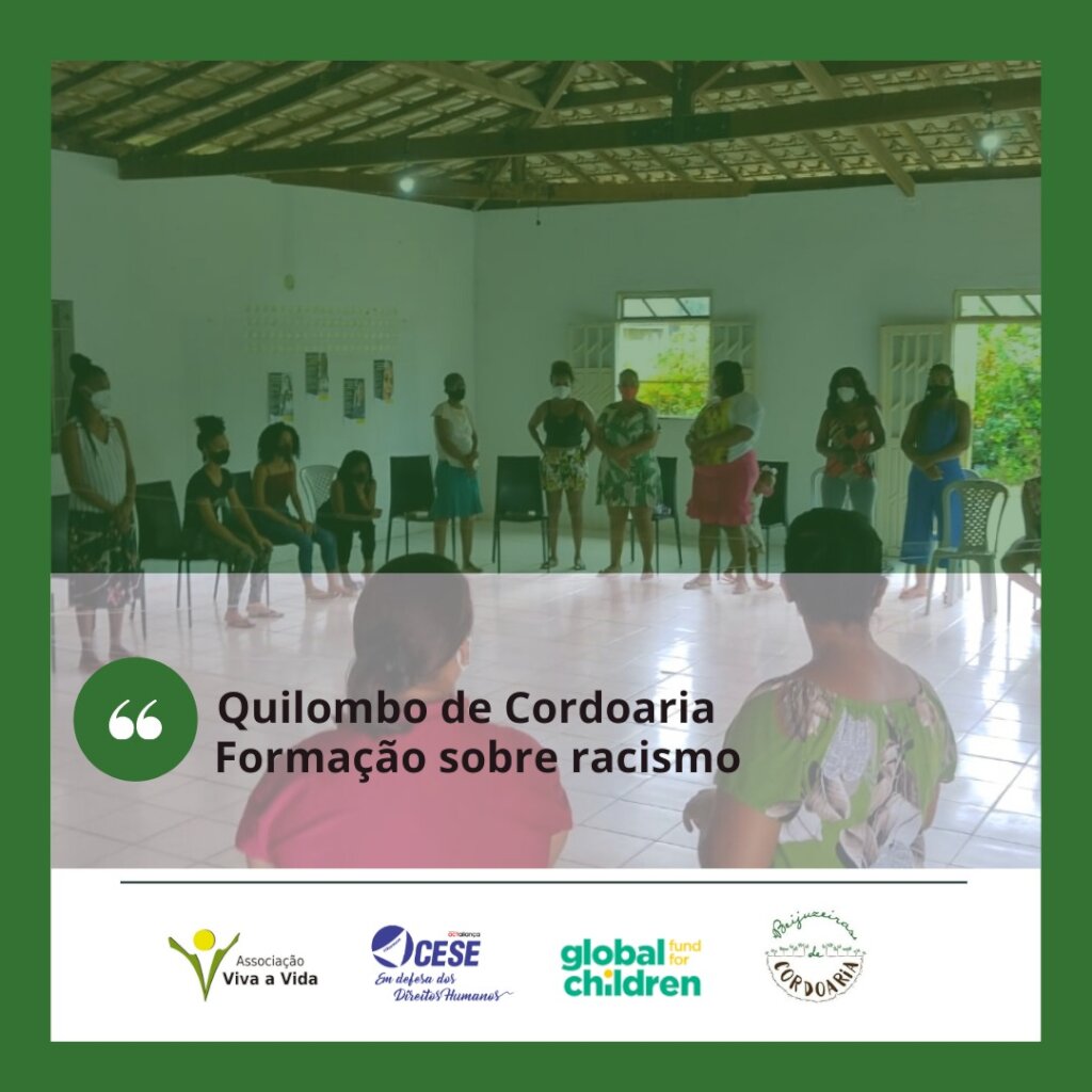 Anti-racism training at the quilombo