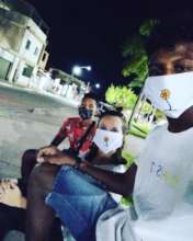 Distributing masks and info in the community