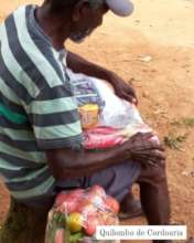 Receiving emergency aid in the quilombo