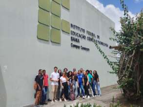 Young quilombolas on a higher education visit