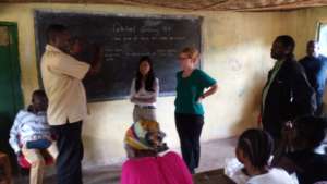 GGUK Visitors in one of the schools