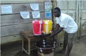 Community handwashing station