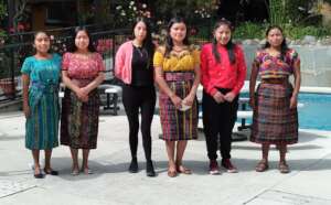 Juana Rosalia far left with the other interns