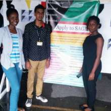 Current SAGE Scholars at a recent Career Day