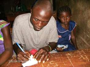 Parent signing in receipt of scholarship funds
