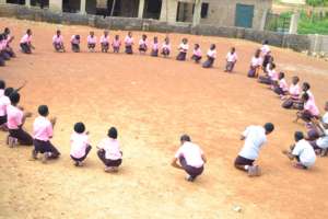 Games and dance by our girls