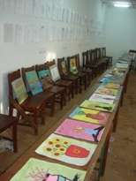 A cross section of group paintings