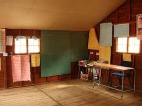 revamped wooden shed