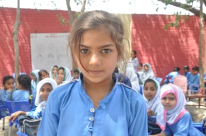 Samina travel 6km daily to reach school