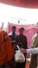Food package distributed
