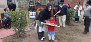 flowers given to brilliant student