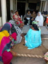 awareness hand washing to mothers