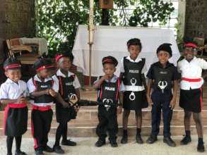 Police Officers on Career Day