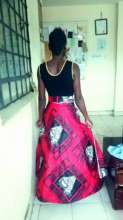I made this dress in 4 months of training