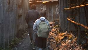 Kids reporting to school