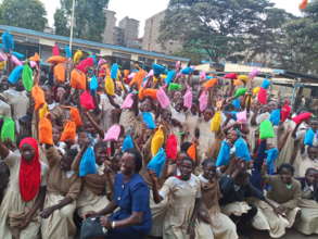 Students share their joy after receiving RUSP