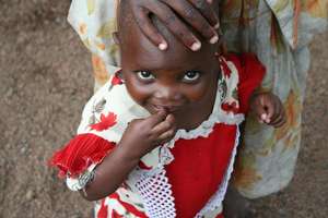 Displaced congolese child