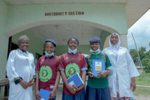 A visit with some of the nurses.