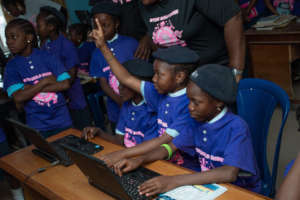 Our girls shine in class.