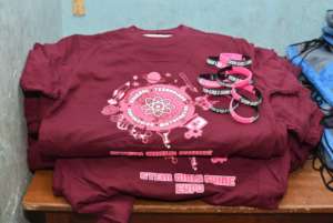 T-Shirts and wristbands for STEM Girls Shine Expo