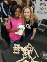 Naomi with Shannon the inventor of ZYX sticks.