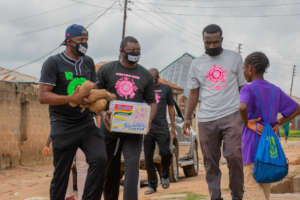 Timeout4Africa COVID-19 relief team at work