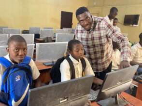 Mr Kevin our STEM instructor at the lab.